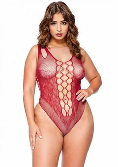 Burgundy Romance Lace Goddess Bodysuit 🌹