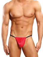 Passionate Red Elegance: Male Power G-String