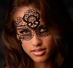 Enchanted Black Lace Mask: Captivate in Style