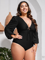 Romantic Sunset Dreams Plus Size Swimsuit