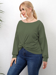 Enchanted Love Draped Romance Tee: Embrace Elegance.