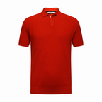 Red Cashmere Coastal Polo: Hemingway Elegance