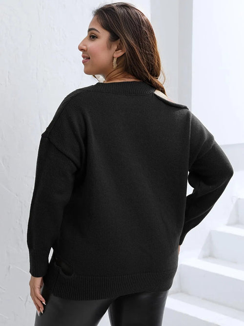 Enchanted Romance: Vixen's Plus Size Sweater