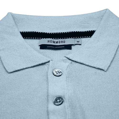 Cancale Cotton Cashmere Polo: Hemingway Elegance