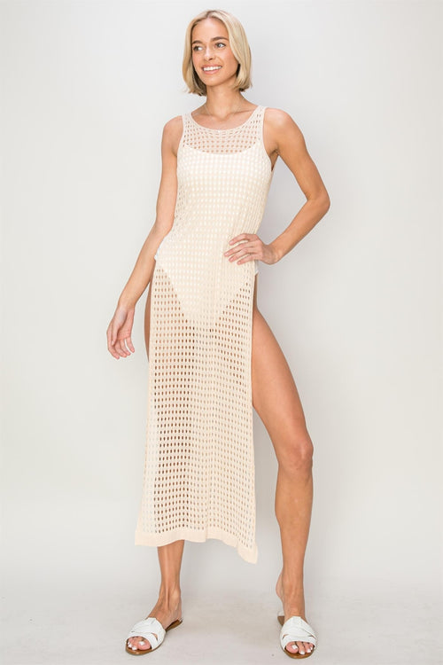 Crochet Dream: Backless Sensuality Dress