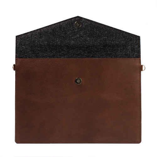 Leather Bag for iPad with adjustable strap