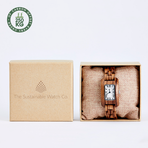 Opulent Maple & Zebrawood Elegance Watch