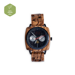 Handcrafted Zebrawood Elegance: Carbon-Negative Luxury