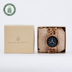 Zebrawood Elegance: The Sustainable Luxury Timepiece