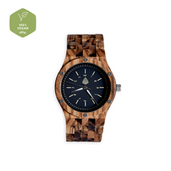 Zebrawood Elegance: The Sustainable Luxury Timepiece