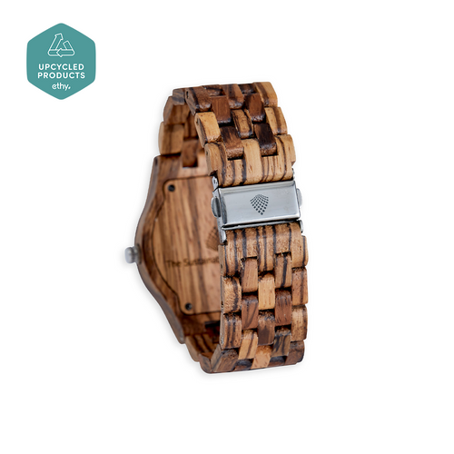 Zebrawood Elegance: The Sustainable Luxury Timepiece