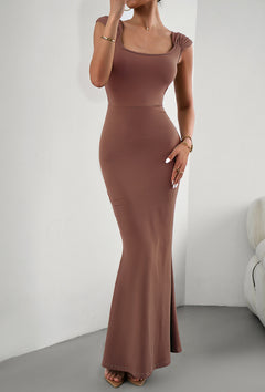 Timeless Elegance: Cap Sleeve Maxi Dress