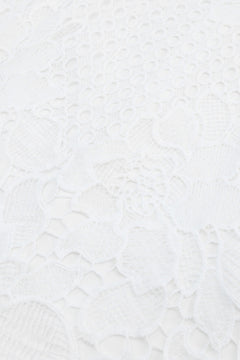 Elegant White Lace Bodycon: Timeless Sophistication