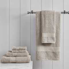 Madison Park 6 Piece Organic Cotton Towel Set