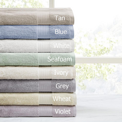 Madison Park 6 Piece Organic Cotton Towel Set