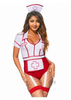 Red & White Darling Nurse Feelgood Ensemble 🩺