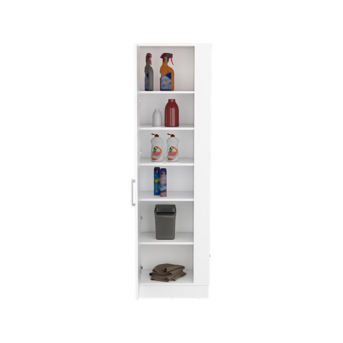 The Manika White Finish Storage Cabinet: Aestheticulfillment