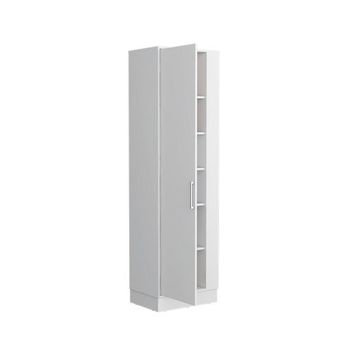 The Manika White Finish Storage Cabinet: Aestheticulfillment