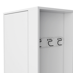 The Manika White Finish Storage Cabinet: Aestheticulfillment