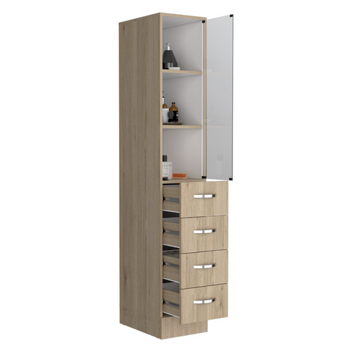 Epic Linen Cabinet: Opulent Storage Majesty.