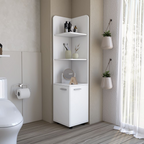 Elegant White Freestanding Cabinet: A Regal Find