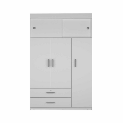 Elegant White Chaplin Armoire: Opulent Storage Glory