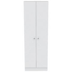 Opulent White Finish Storage Cabinet - 70"