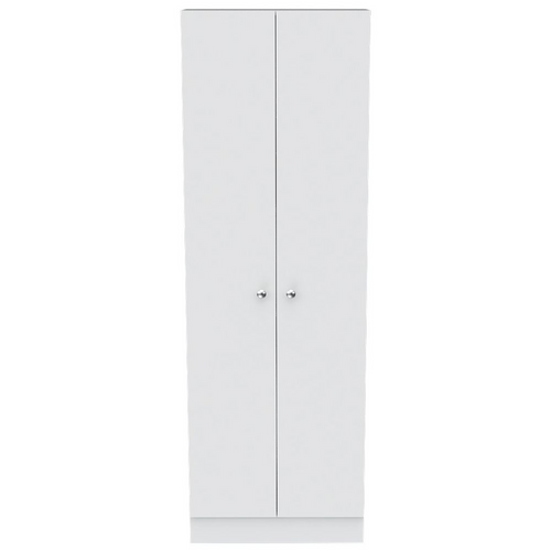 Opulent White Finish Storage Cabinet - 70"