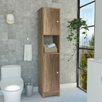 Albany Luxury Light Oak Linen Cabinet: Royal Organization