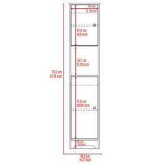 Albany Luxury Light Oak Linen Cabinet: Royal Organization