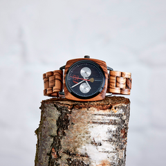 Handcrafted Zebrawood Elegance: Carbon-Negative Luxury