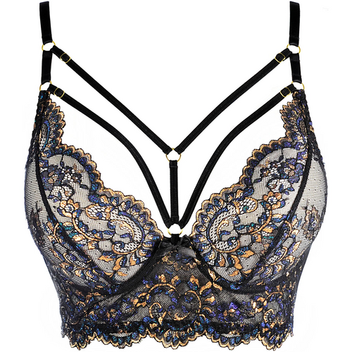 Moonlit Elegance Lace Plunge Bra - Sensational! 🌙