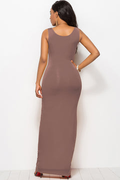 Elegant Harmony Maxi Dress: Chic Comfort Blend