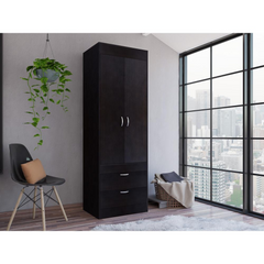 The Luxurious Black Wengue Armoire: A Noble Closet