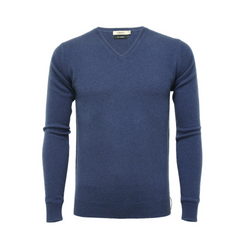 Exquisite Cashmere Elegance: Hommard V Neck Sweater