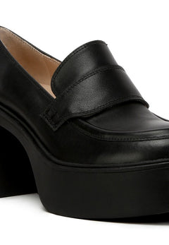 Divine Leather Heeled Platforms: Elegance Elevated