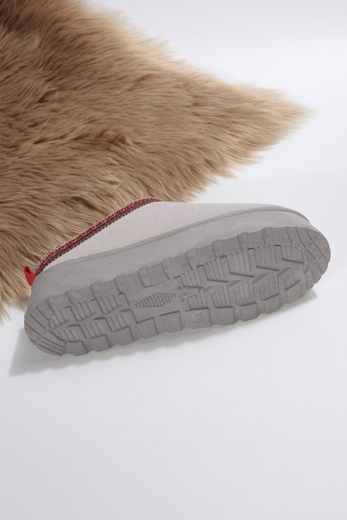 Winter Elegance: Sage Green Plush-Lined Snow Boots