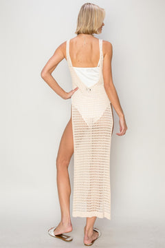 Crochet Dream: Backless Sensuality Dress