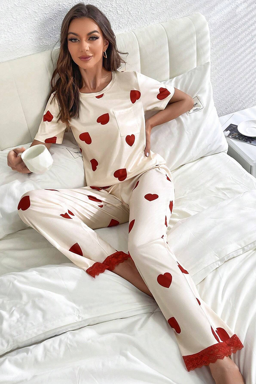 Dreamy Heart-Spun Pajama Set 🌙💖