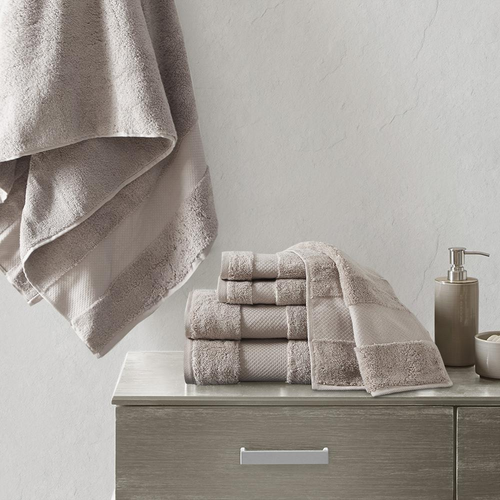 Opulent Turkish Cotton 6-Piece Bath Towel Set