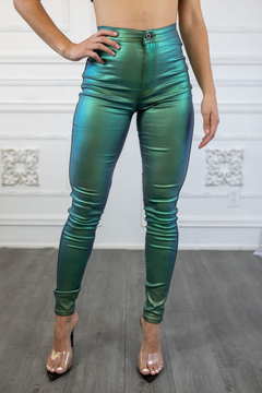 Disco Groove Metallic Stretch Pants 🌟