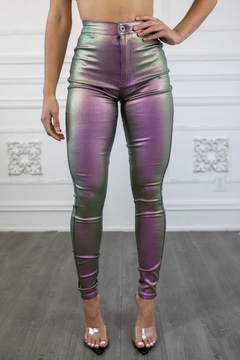 Disco Groove Metallic Stretch Pants 🌟