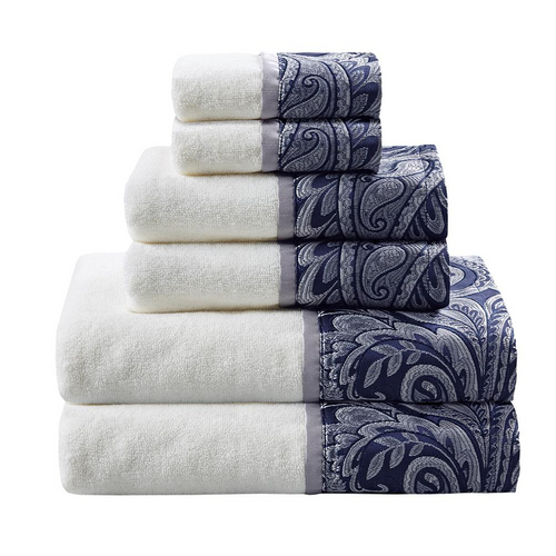 Madison Park Aubrey: Royal Jacquard Towel Set