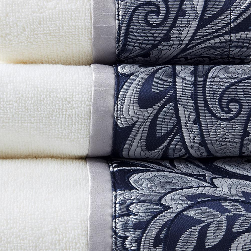 Madison Park Aubrey: Royal Jacquard Towel Set