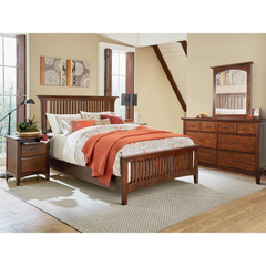 The Regal Vintage Oak King Bedroom Set