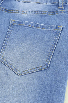 Sky Blue Retro Bell Bottom Denims