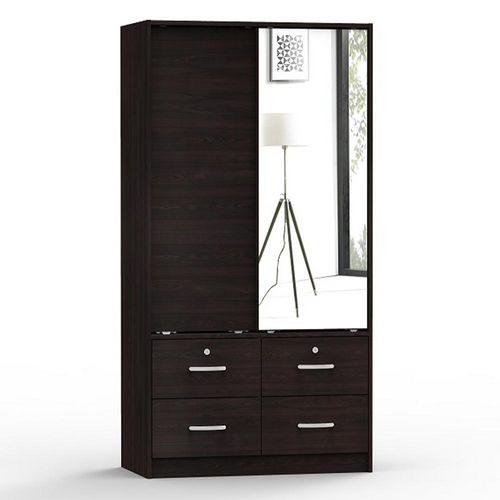 Sarah Double Sliding Armoire: Luxurious Elegance