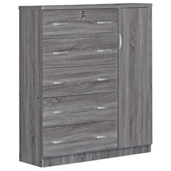 Better Home Products' Sophisticated Gray 5-Drawer ☀