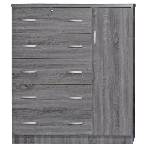 Better Home Products' Sophisticated Gray 5-Drawer ☀