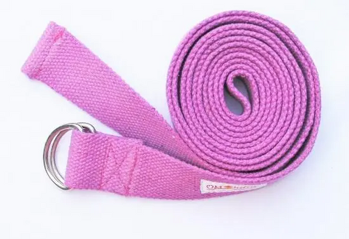 Deluxe Handwoven Yoga Strap: Elegance and Support